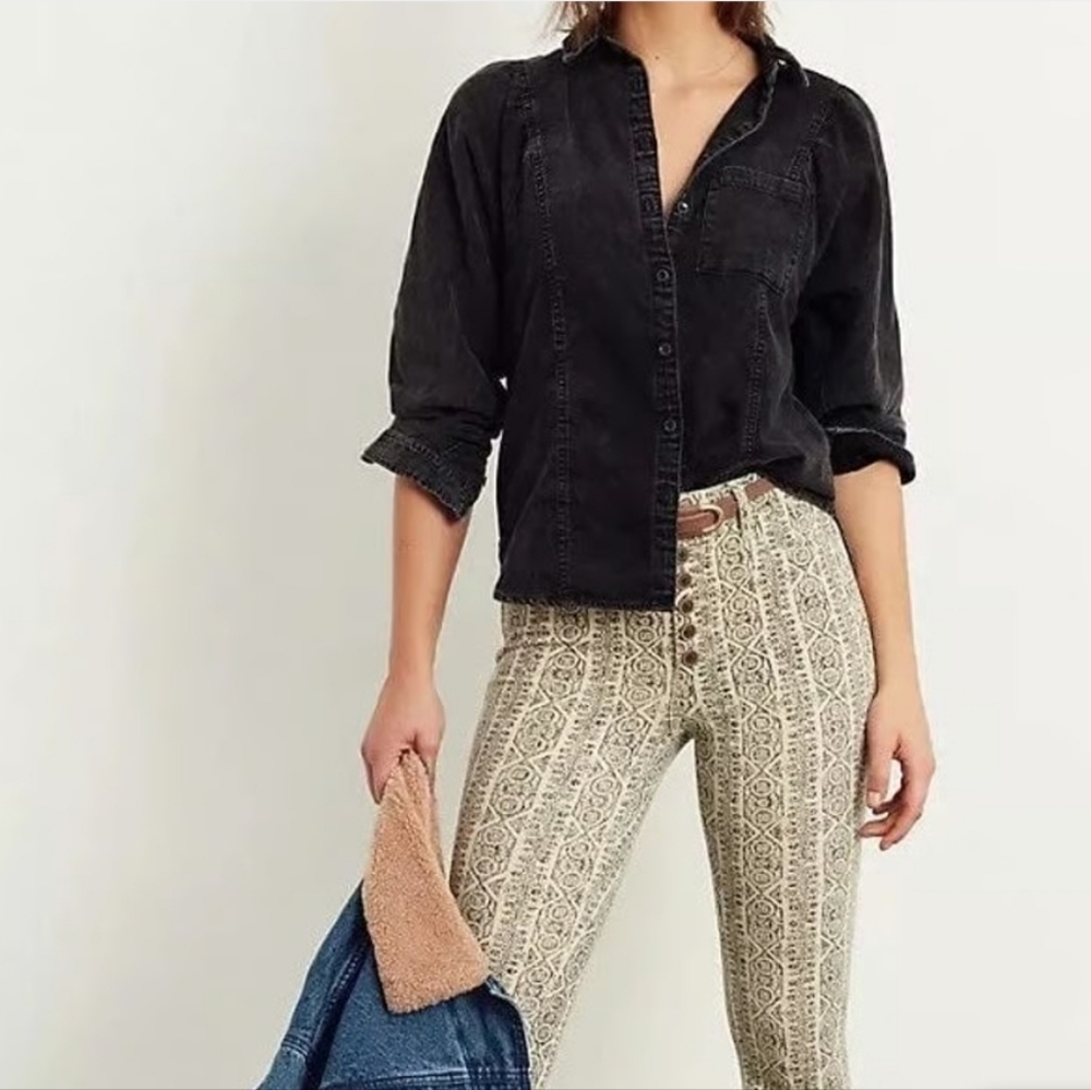 Anthropologie Pilcro High-Rise Skinny Corduroy Jeans Size 33T